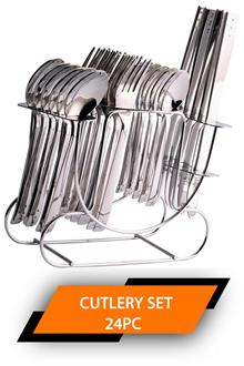 Shapes Qleen Cutlery Set With Knife 24pc